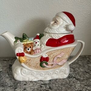 Decorative vintage Santa Clause Teapot